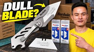 Hardwin Ceramic Utility Knife Review - How Well Do These Zirconia Blades Cut? #affiliate