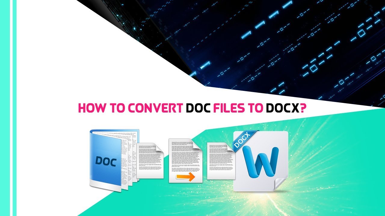 How To Convert Doc Files To Docx Youtube