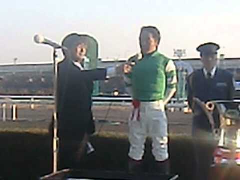 【今野忠成 騎手】勝利ジョッキーインタビュー｜第51回 報知グランプリカップ（SⅢ）｜表彰式｜優勝馬：バトードール｜船橋競馬場