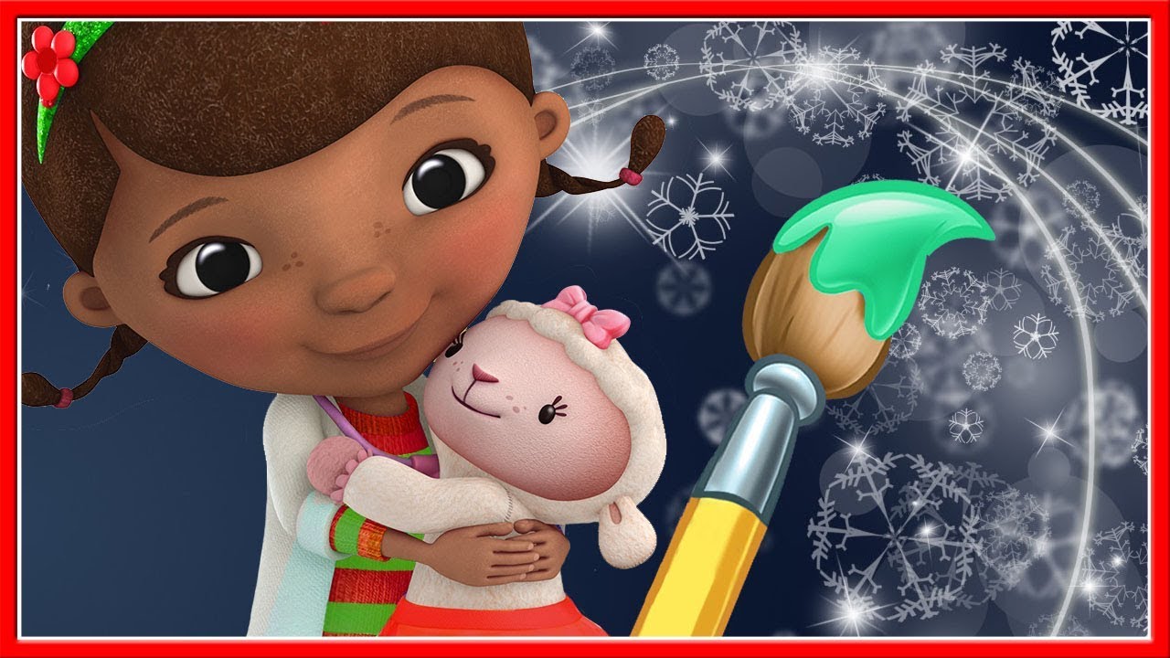 Docs McStuffins: Color & Play 3D Christmas Coloring Fix Lambie - Disney ...