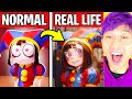 AMAZING DIGITAL CIRCUS IN REAL LIFE!? (LANKYBOX REACTION!)