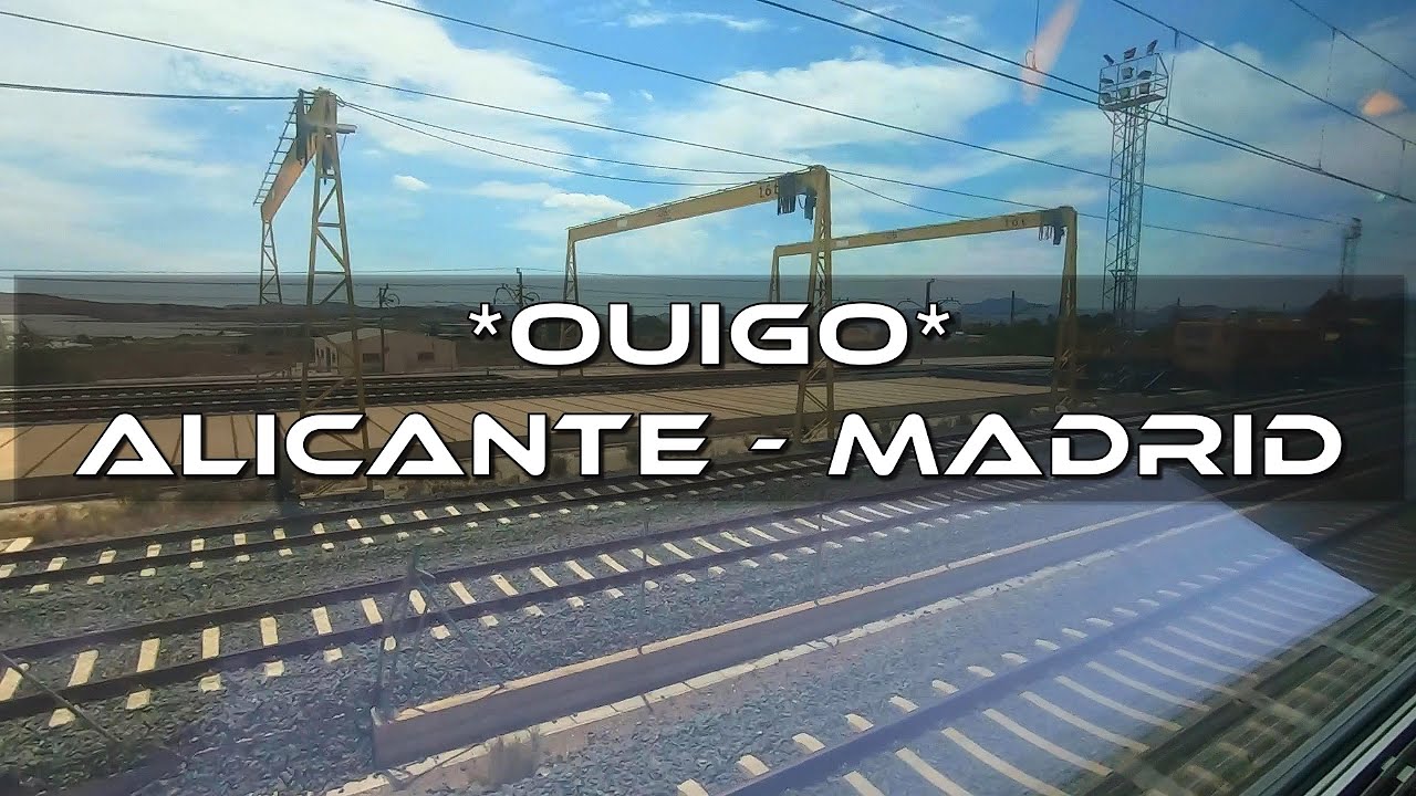 Cronicas de viaje: De Alicante a Madrid en el nuevo servicio de alta velocidad OUIGO