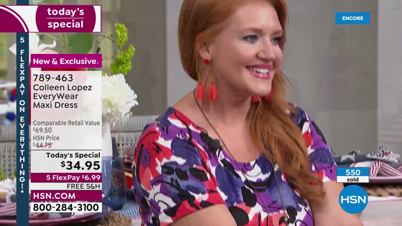 HSN | Colleen Lopez Collection Celebration 07.01.2022 - 02 AM