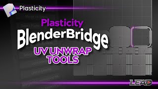 Plasticity Blender Bridge | How To UV Unwrap and Mark Seams | Blender Bridge Beta Preview