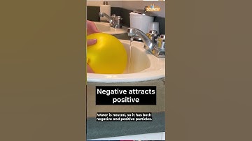 How to bend water with static electricity ‼️😱 #shorts #scienceexperiment #electricity #kidsvideo