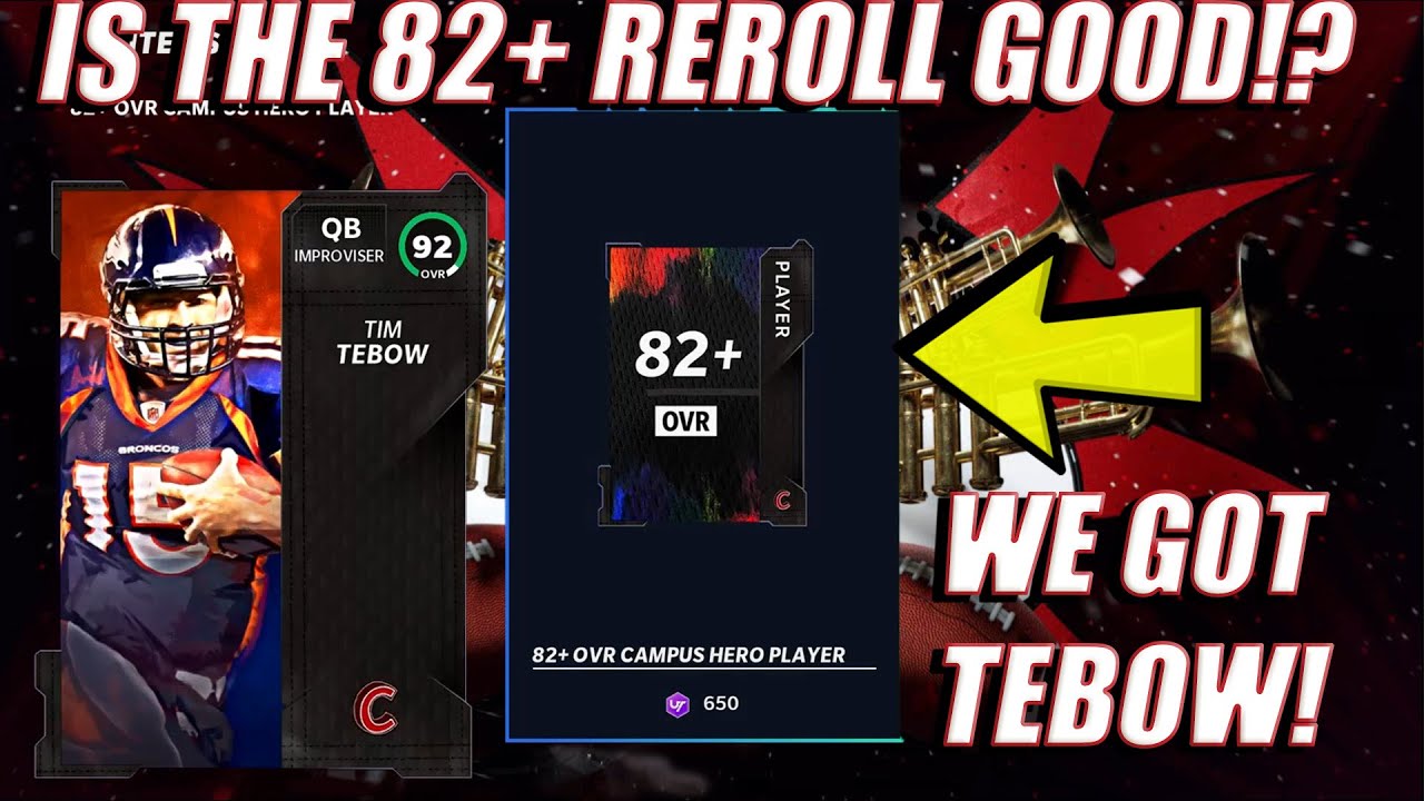 HOW GOOD IS THE 82+ CAMPUS HERO REROLL? Madden 21 Ultimate Team