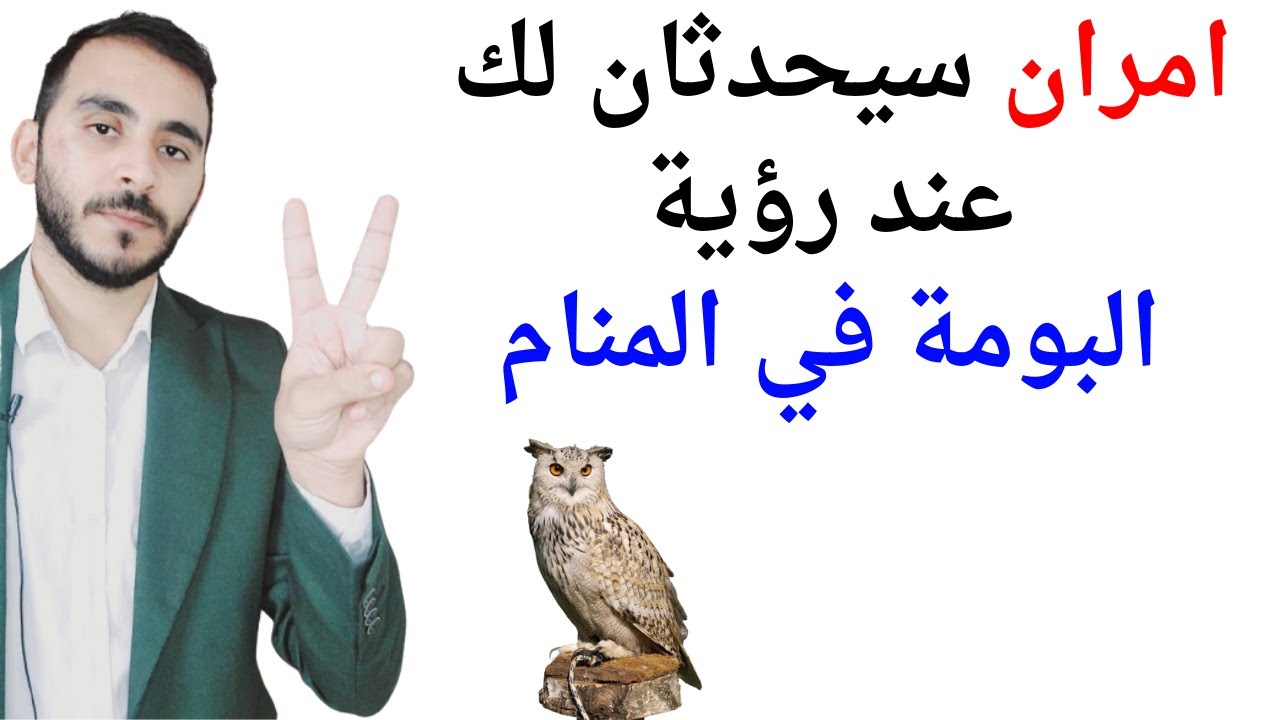 امران سيحدثان لك عند رؤية البومة في المنام l تفسير حلم رؤيا البومة في المنام بالتفصيل