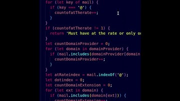 Email validation without using regex link in the description