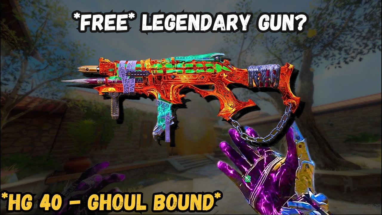 *FREE* Legendary HG 40 is NICE ! (Ghoul Bound Legendary Blueprint)