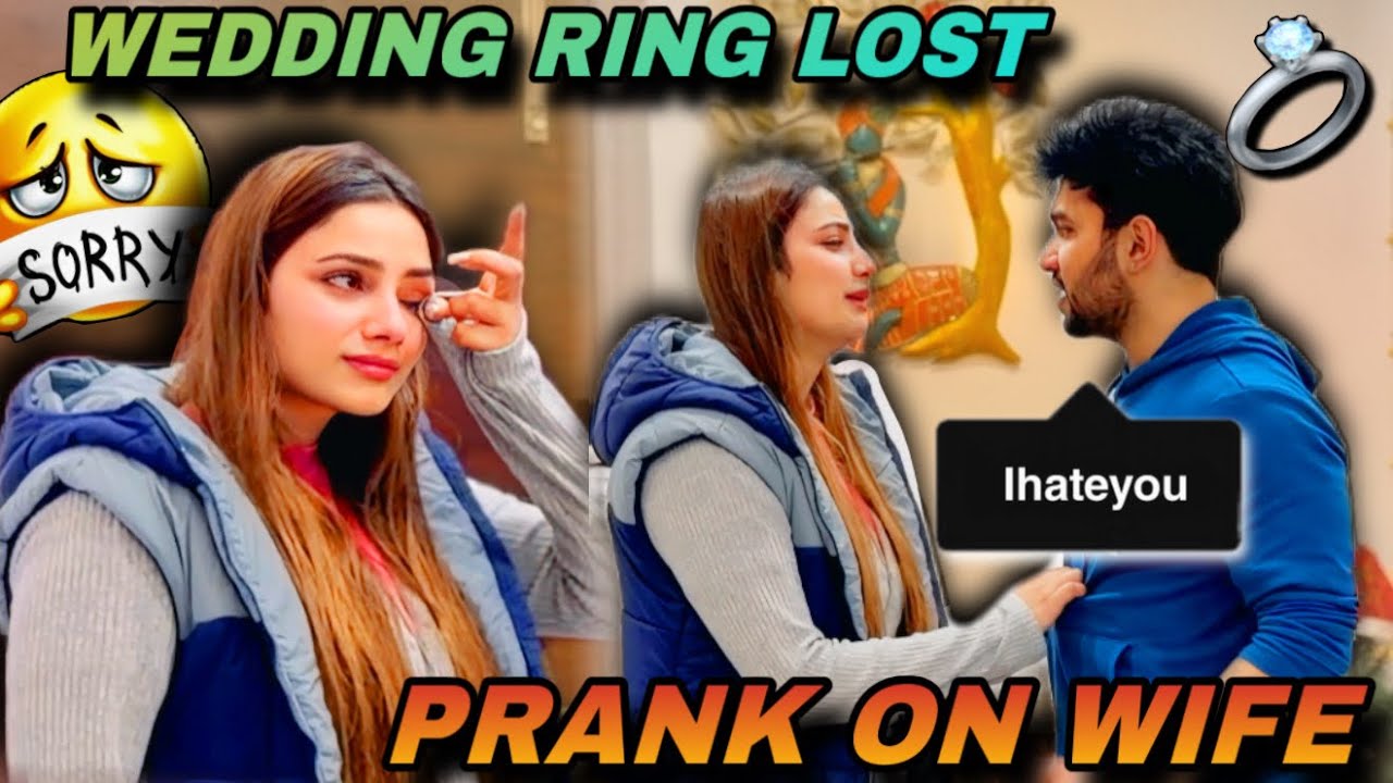 Wedding Ring Lost Prank 🥹♥️| @tusharshrutivlogs