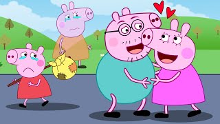 Peppa Pig left because his father took a second wife | Peppa Pig Funny Animation