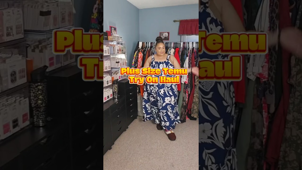Temu Plus Size Haul 2025|Plus Size Clothing|Plus Size Fashion|Plus Size Dresses|