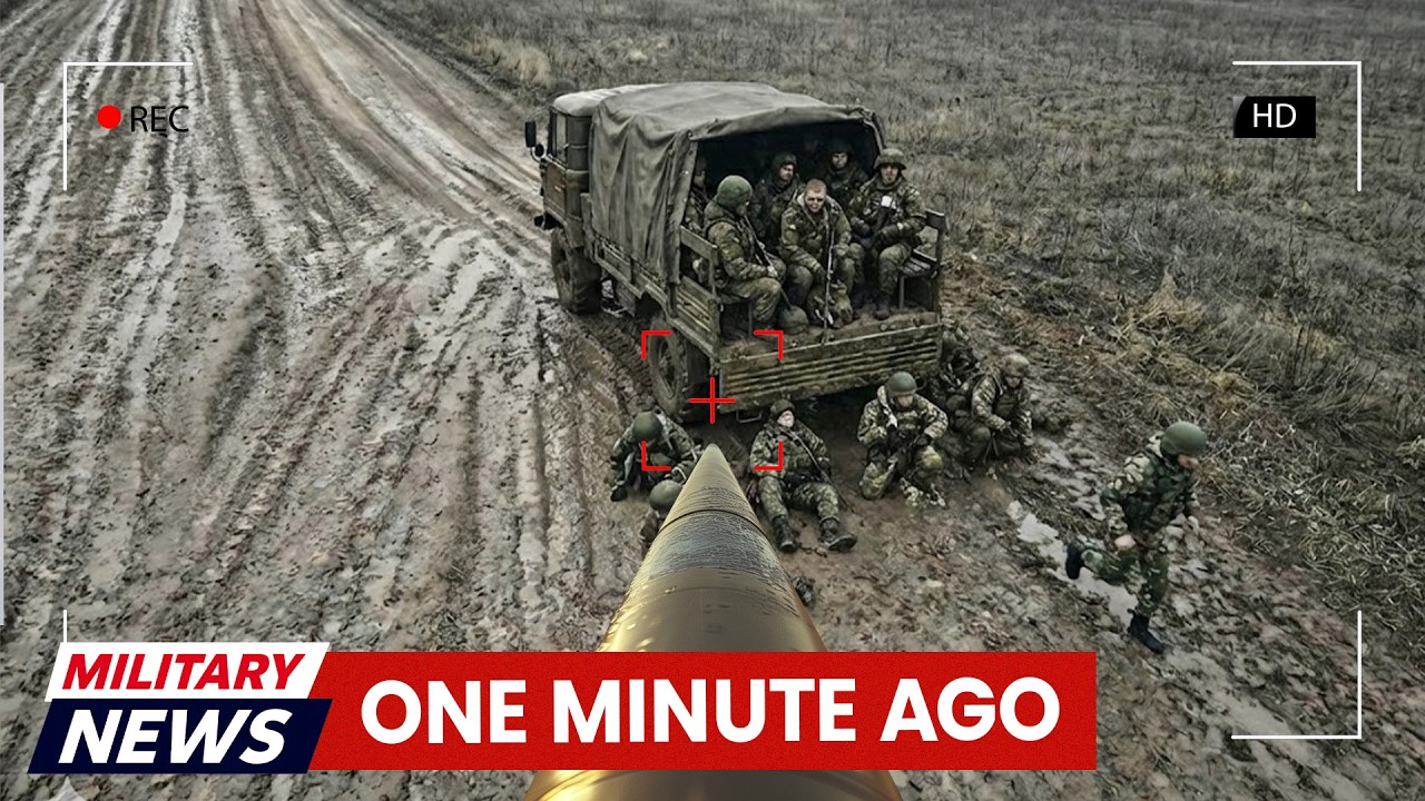 Ukrainian Azov FPV Drone Spots Russian Troop Truck - Then THIS Happened