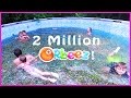 😂SWIMMING IN A FAMILY SIZE POOL OF ORBEEZ!!!🔮 | Sam & Nia
