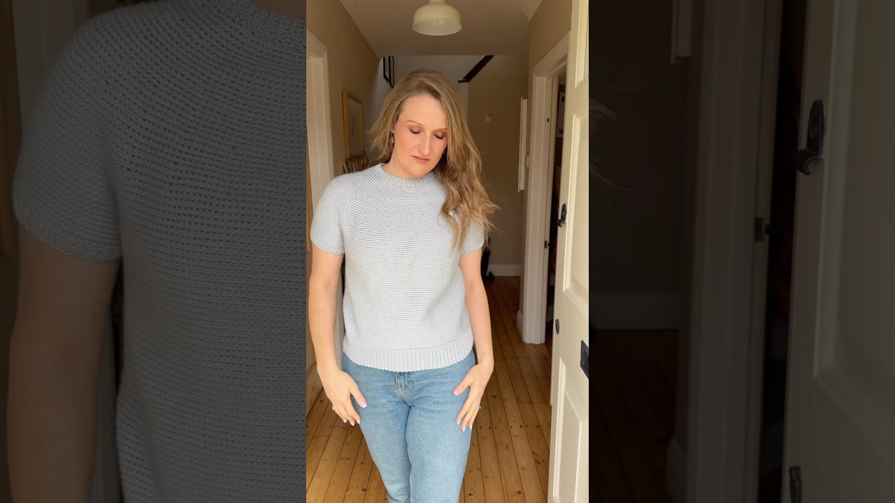 Sometimes simple is best. One stitch, one colour, glorious drape. #crochetinspiration #crochettop