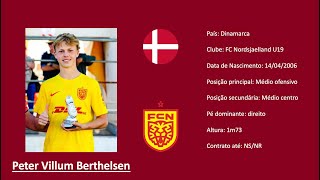Peter Villum Berthelsen | 2006 (FC Nordsjaelland | Denmark) footage vs Randers U19