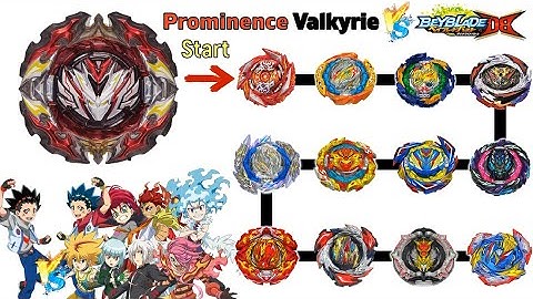 【Prominence Valkyrie VS ALL Season DB】 Marathon Battle Beyblade Burst DB  베이블레이드 버스트 DB ベイブレードバーストDB
