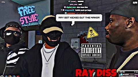 Jamal & Larry RAY ROMANOV DISS FREESTYLE | Gulag Gang | NoPixel GTA RP | NoPixel Clips