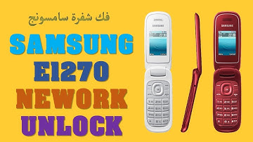Samsung E1270 Unlock Done by Z3X/E1270 فك شفرة