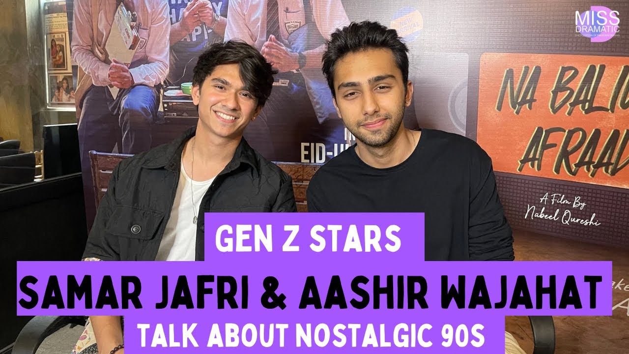 Samar Jafri & Aashir Wajahat | Na Baligh Afraad | Azru Fatima | Exclusive Interview | Nostalgic 90s