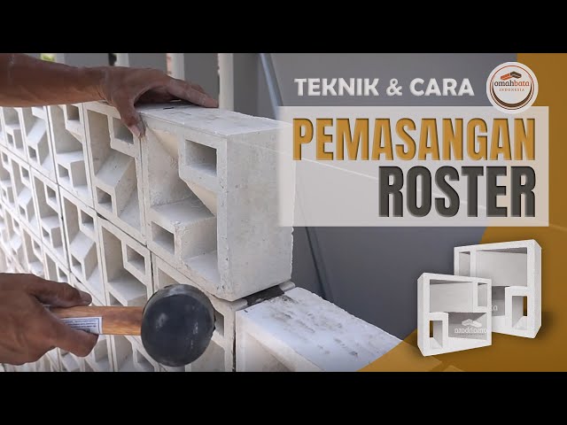 CARA PEMASANGAN ROSTER MUDAH DAN GAMPANG! | PEMASANGAN ROSTER BY OMAHBATA | JUAL ROSTER class=