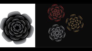 Rose flower vector in adobe illustrator #graphicdesign #design #viral #trending #illustrator #grow