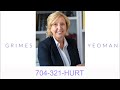 Mooresville NC Personal Injury Lawyer Elizabeth G. Grimes describes how to apply for unemployment benefits after being injured and laid off in the Charlotte, North Carolina area. Specializing in Truck, Auto, Motorcycle, and Bicycle Accidents, Traumatic Brain Injuries, Dog Bites, Slip and Fall, Defective Product, Medical Malpractice, and Wrongful Death.