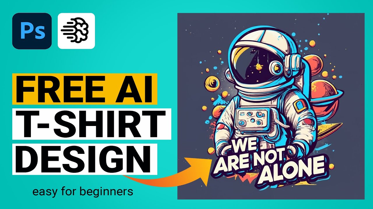 Ai T-Shirt Design FREE Generator I Easy for beginners - YouTube