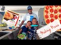 Twins Are Making Their First Pizza | VLOG