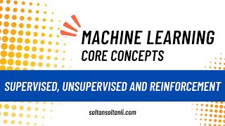 Supervised, Unsupervised and Reinforcement Learning - ML Core Concepts