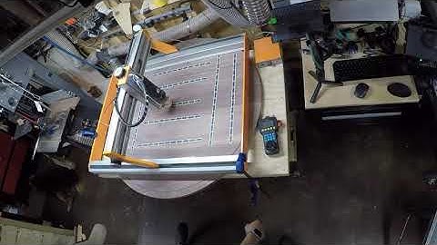 4’ Sign building timelapse - Freestyle milling - Stepcraft M-Series M.1000