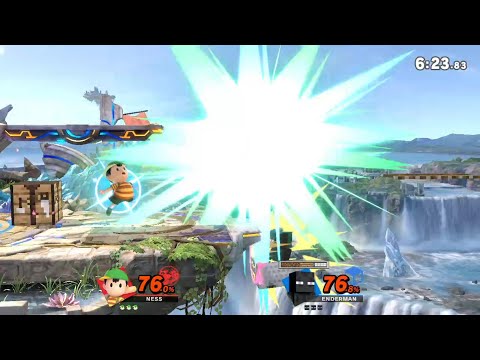 PKフラッシュが当たって一番驚くのはネス自身【スマブラSP／ネス】