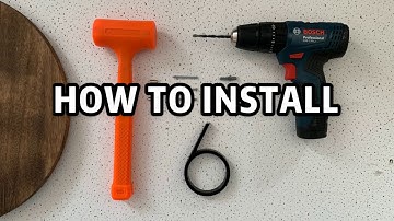 How To Install Modern Floating House Numbers