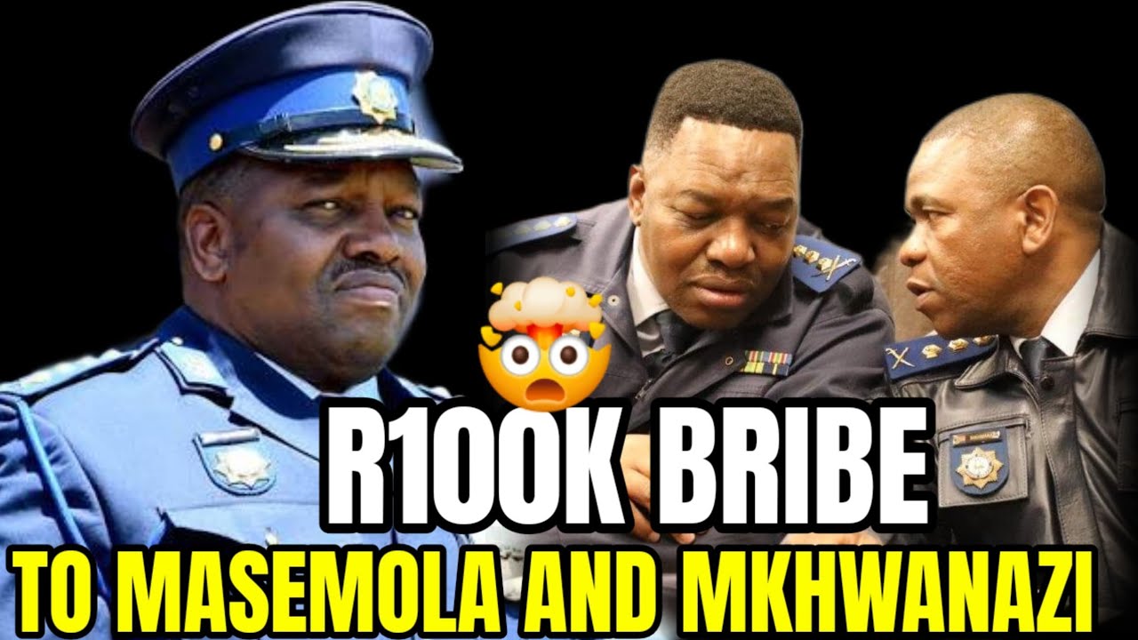 BREAKING NEWS: R100,000 BRIBE SCANDAL ROCKS TOP POLICE BOSSES!