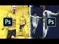 Borussia Dortmund vs Paris Saint Germain | Photoshop Speed Art/Tutorial | Football Poster Design