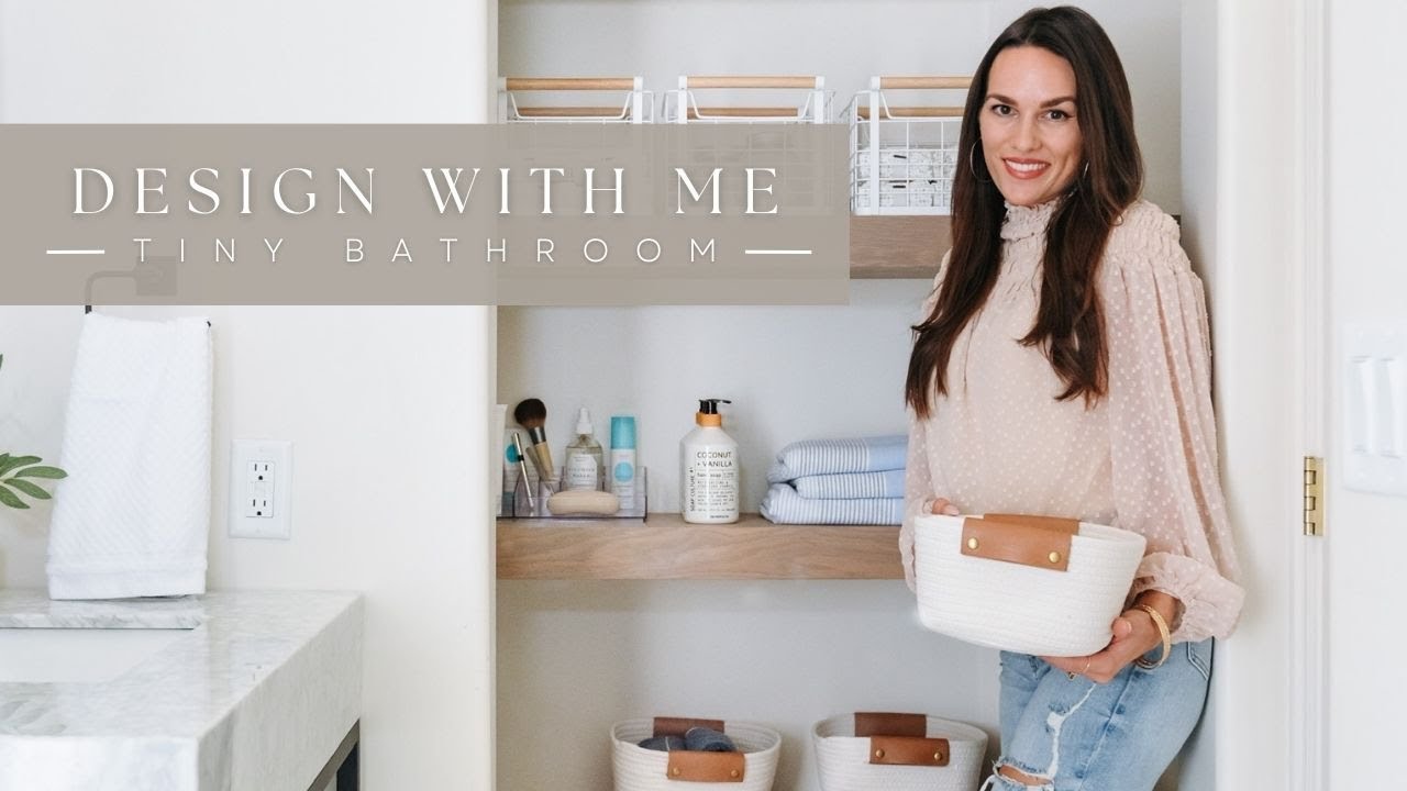 SMALL BATHROOM MAKEOVER FOR UNDER 2000!! Luxury design on a budget