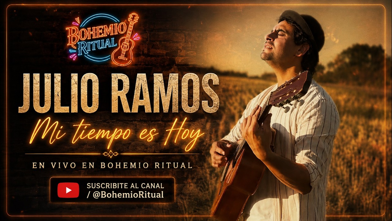Julio Ramos – Mi Tiempo es Hoy | En vivo en Bohemio Ritual