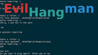 EvilHangman, wtf is yow? screenshot 4