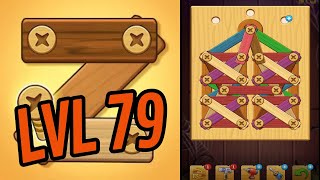 🏅 SCREW PUZZLE: Wood Nut & Bolt 🤪 Level 79 🧩 Gameplay Walkthrough