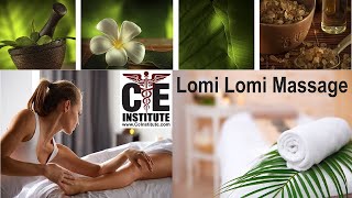 CE Institute LLC discusses Lomi Lomi Massage as seen in Massage Magazine