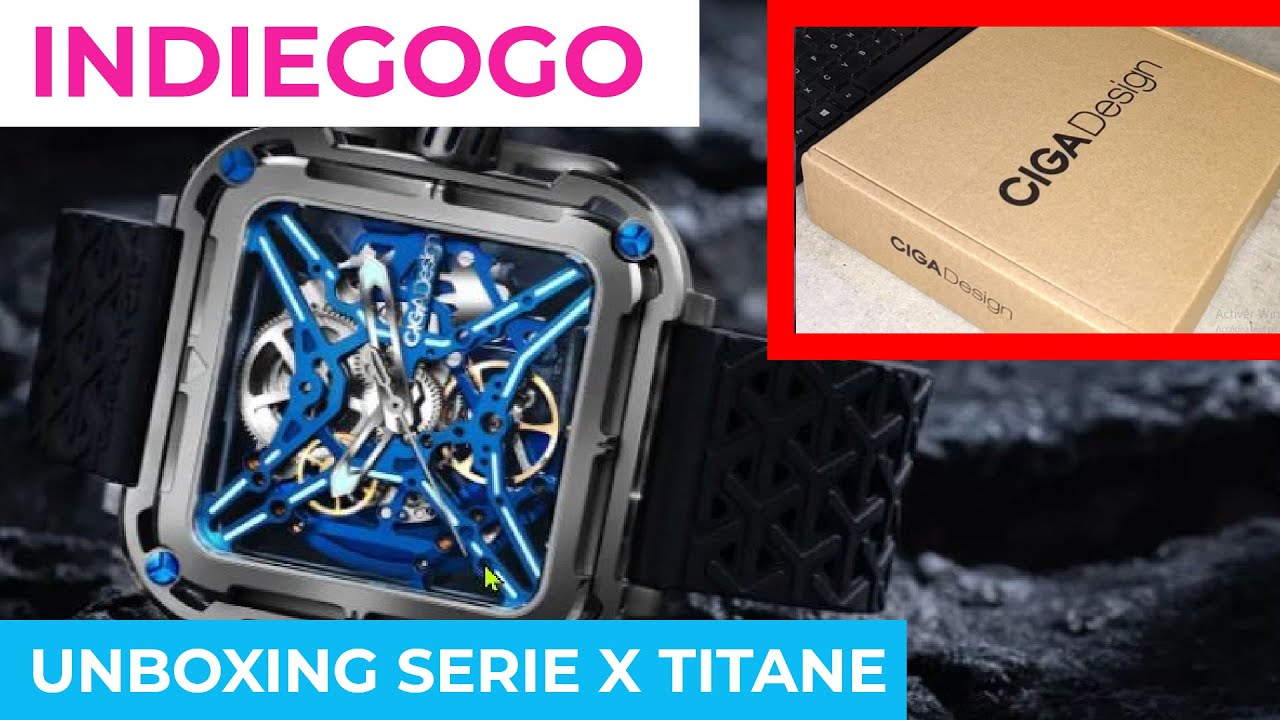 Unboxing CIGA Design X Series Titanium Mechanical Watch2021 YouTube
