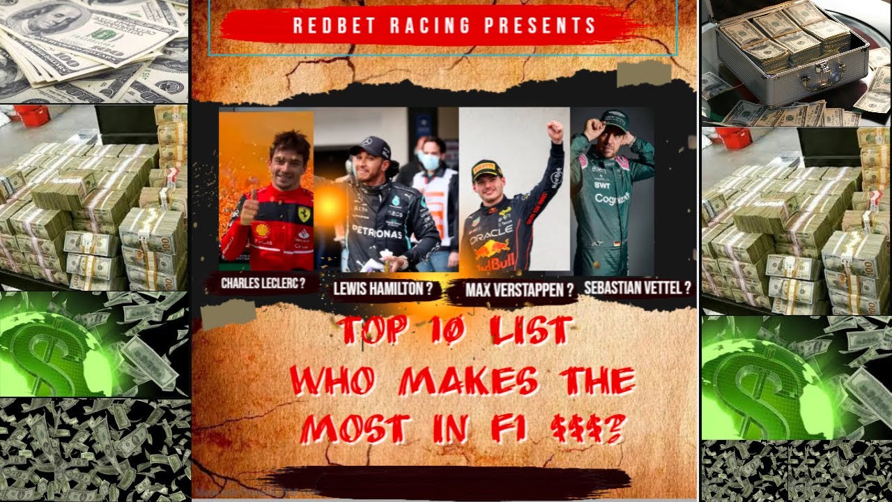 Formula One's Top Money Makers: The 10 Highest Paid Drivers"- REDBET RACING
