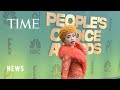 Fashion Moments From the 2024 Peoples Choice Awards Red Carpet