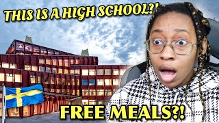 AMERICAN REACTS TO SWEDISH HIGH SCHOOL! 🤯 HOW DOES IT COMPARE TO US?