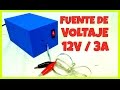 Como Hacer FUENTE DE ALIMENTACION DE VOLTAJE De 12 Voltios Facil Para Proyectos Electronicos 2017