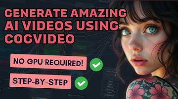Generate Amazing AI Videos Using ComfyUI and CogVideo – Step-by-Step Guide! (NO GPU Required)