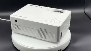 Native 1080P 5G WiFi Projector, AKATUO Bluetooth 5.1 Video Projector Unboxing and instructions