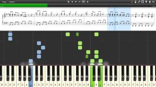 Video thumbnail of "Groundhog Day - Phil's Piano Solo (Part 1) - Piano tutorial and cover (Sheets + MIDI)"