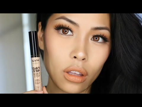 Menda City Tilgængelig Slumkvarter NYX Professional Makeup Can't Stop Won't Stop Concealer NATURAL Quick  Review Swatch & Tutorial - YouTube