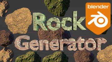 Rock Generator New Update 1.2🔥 Blender Addon